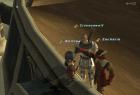 Wolflow fighting the pirates on Airship